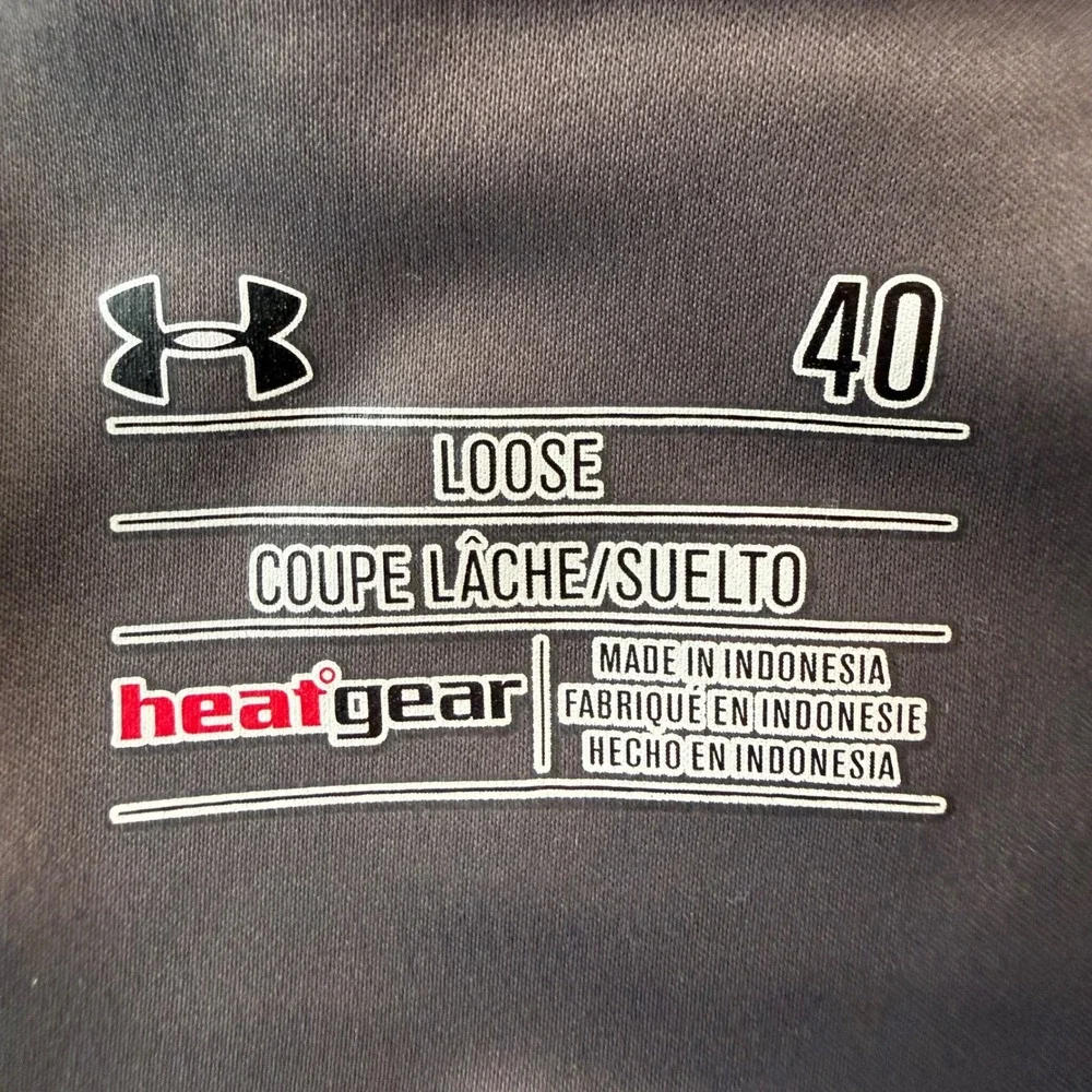 Under Armour Mens HeatGear Loose Performance Short Charcoal Grey Size 40 1257791